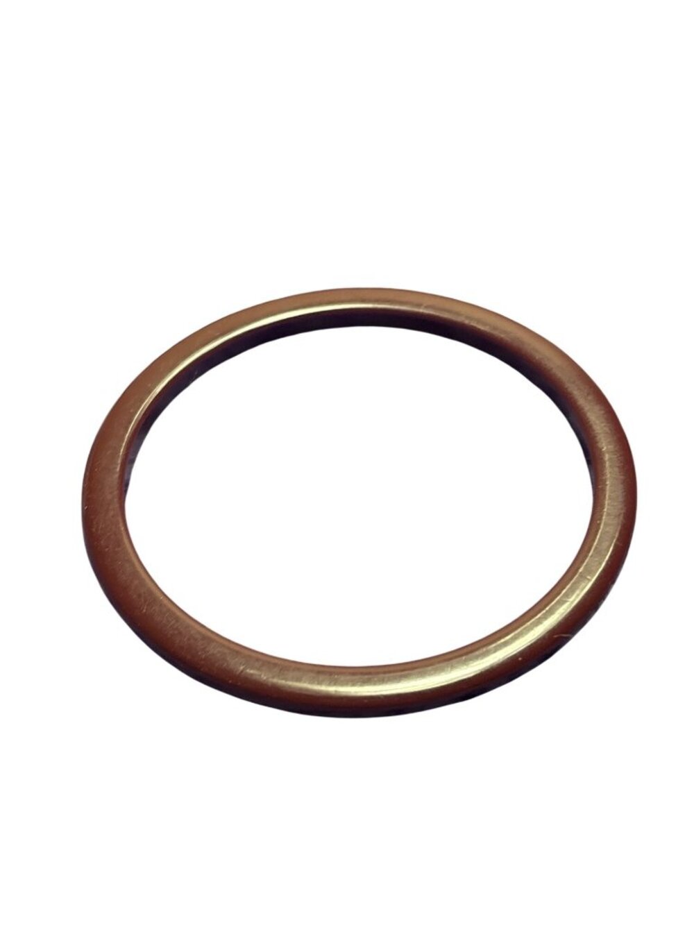 Vintage Brown Plastic Bangle Bracelet 8 inches
